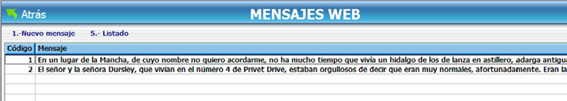 Comunicacin directa con SINLIB
